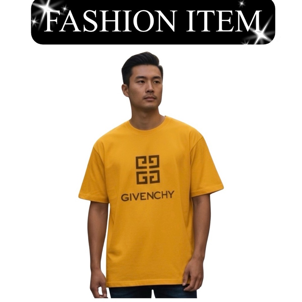T-SHIRT: Gold & Brown, NWOT